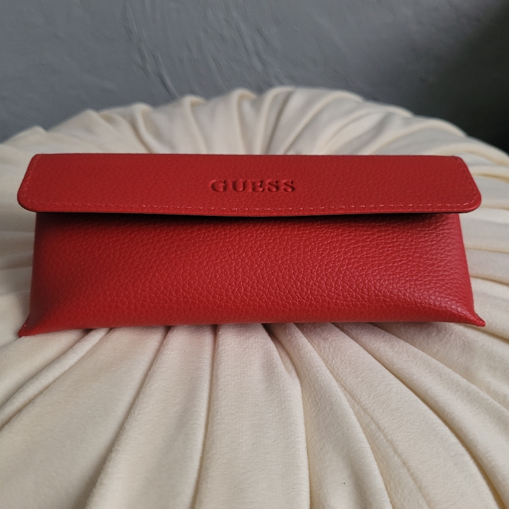 Guess Red Sunglasses Case